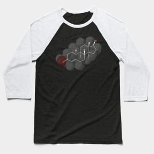 Testosterone Molecule Chemistry Baseball T-Shirt